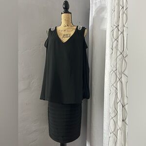 Scarlett Black lined Draped Night Out Dress Women’s Size 16W